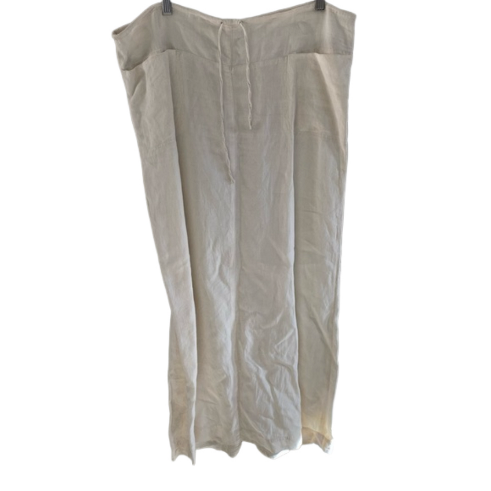 DKNY Pure 100% Linen Skirt w/ Pockets